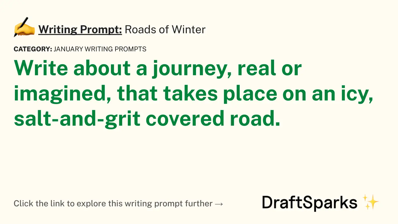 Roads of Winter