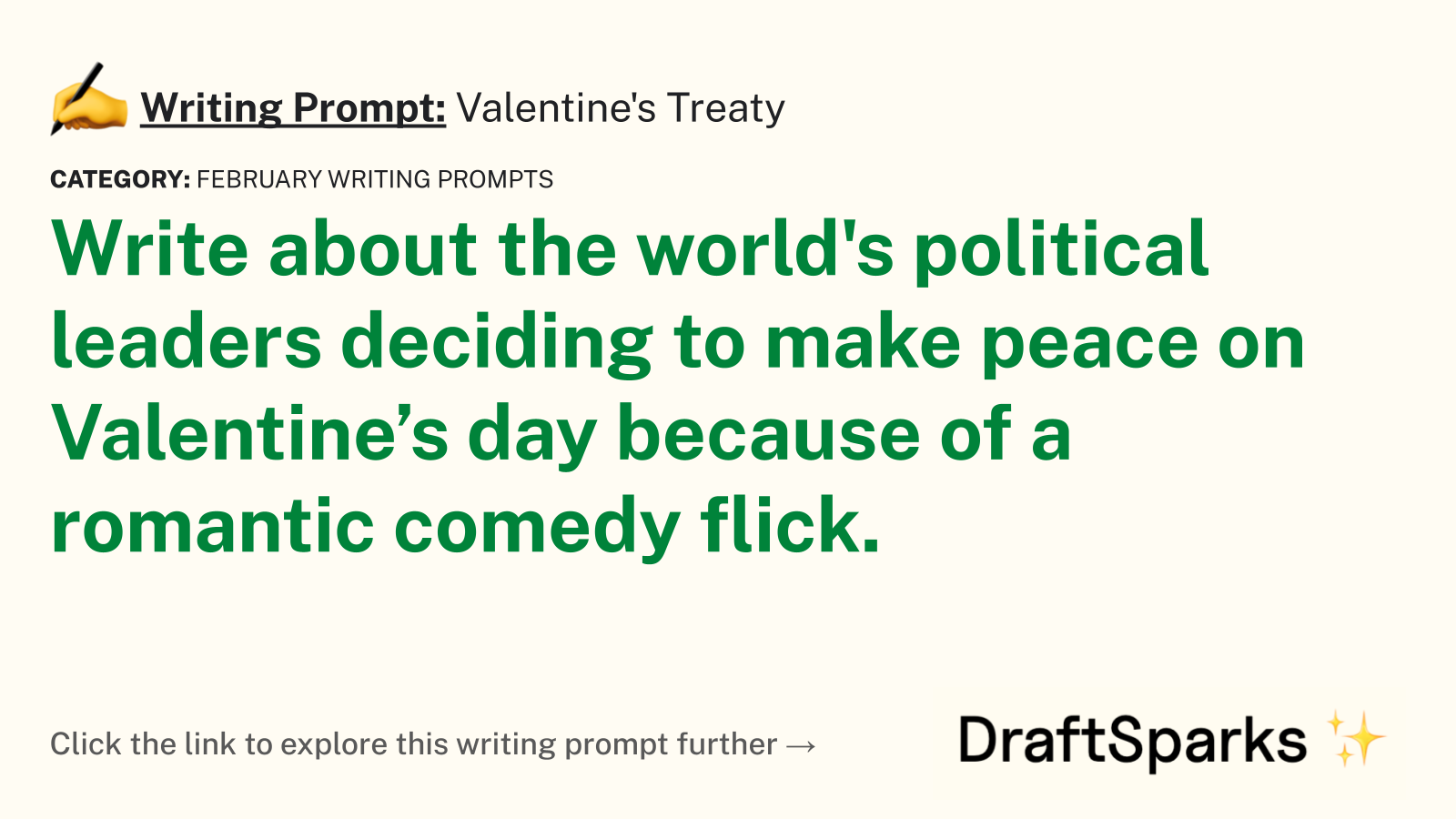 Valentine’s Treaty