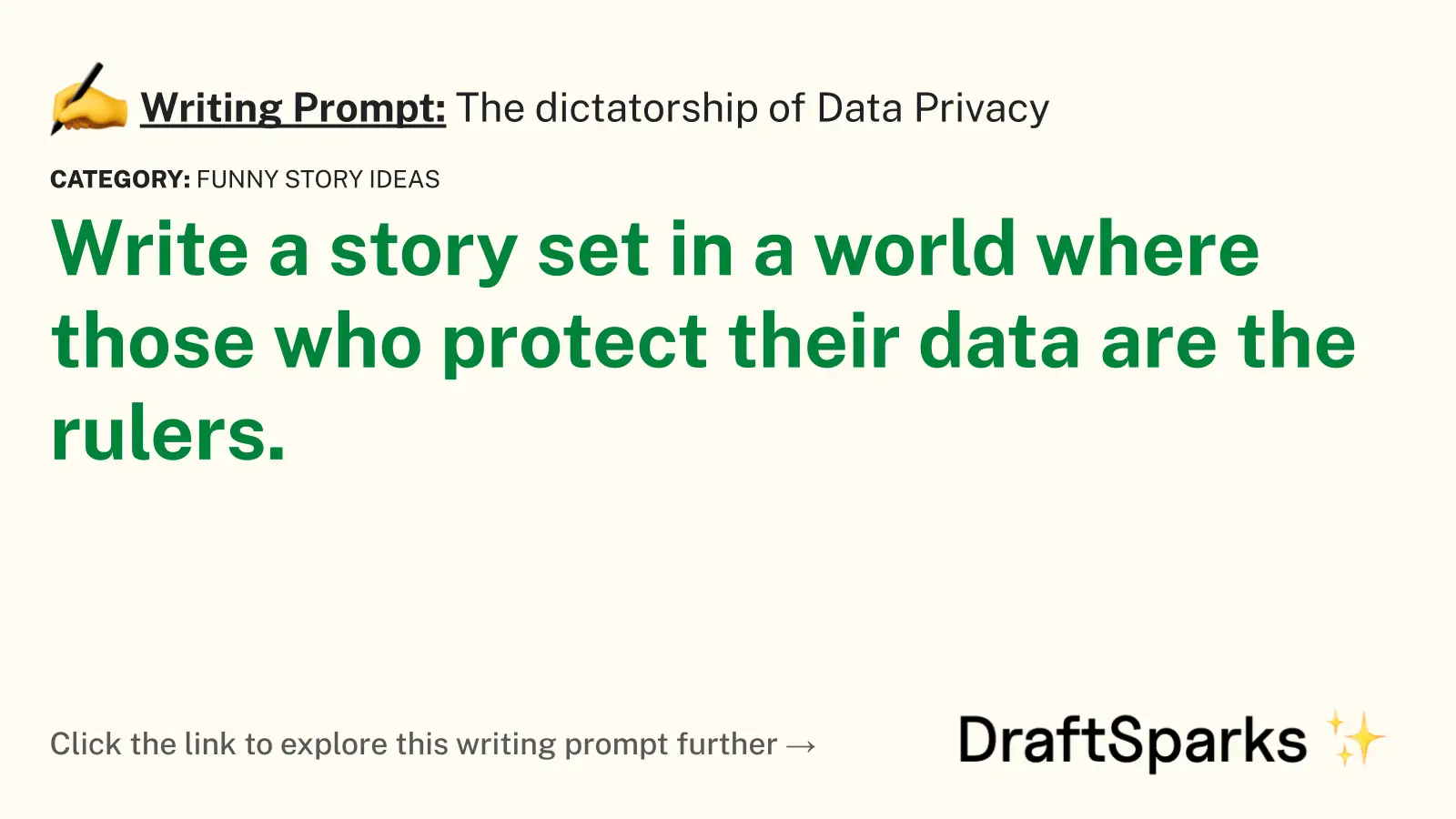 The dictatorship of Data Privacy