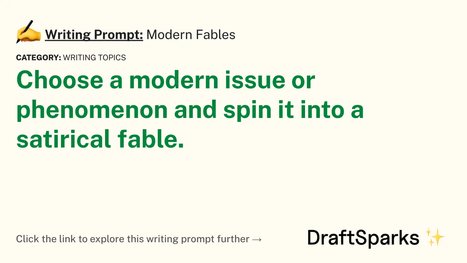 Modern Fables