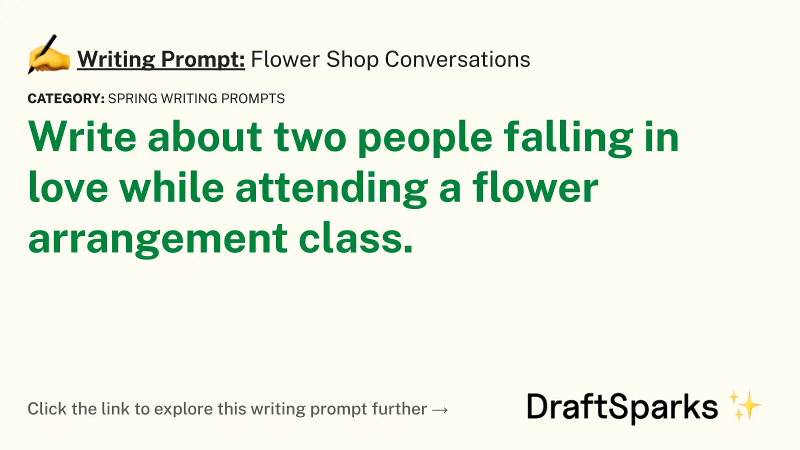 Flower Shop Conversations