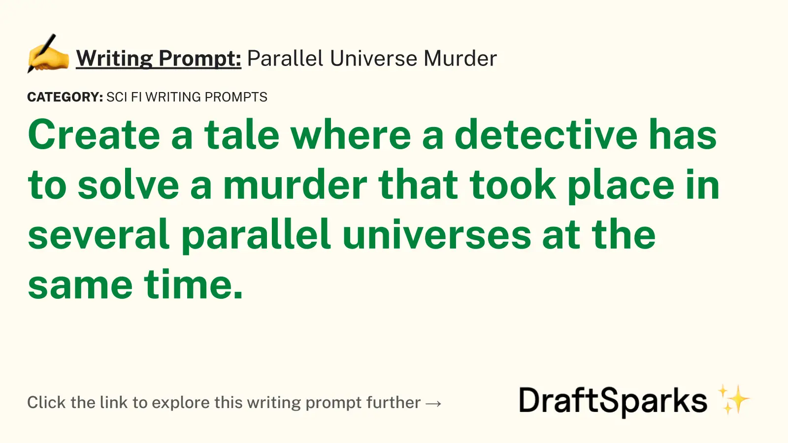 Parallel Universe Murder