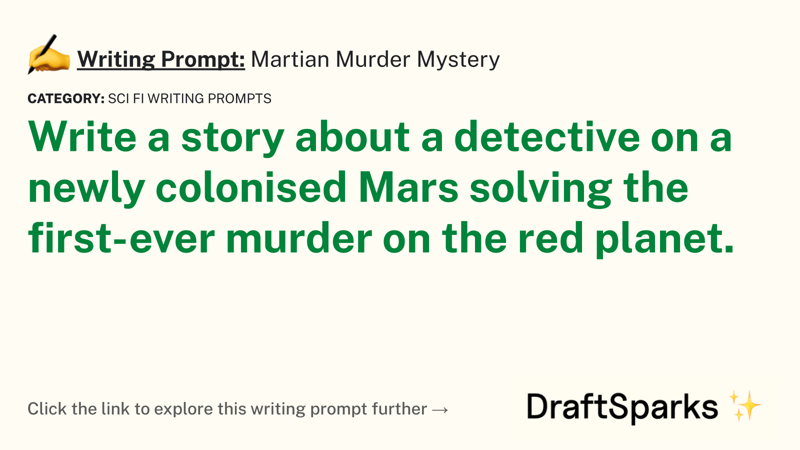Martian Murder Mystery