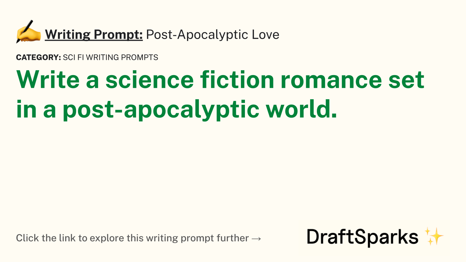 Post-Apocalyptic Love
