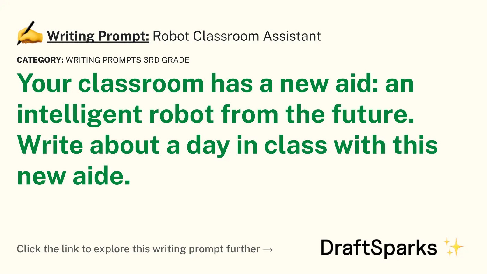 Robot Classroom Assistant