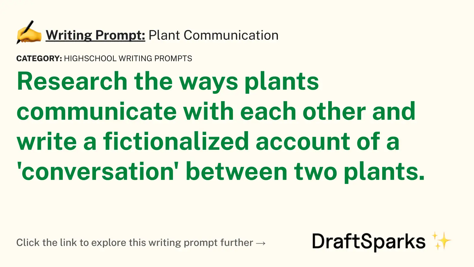 Plant Communication