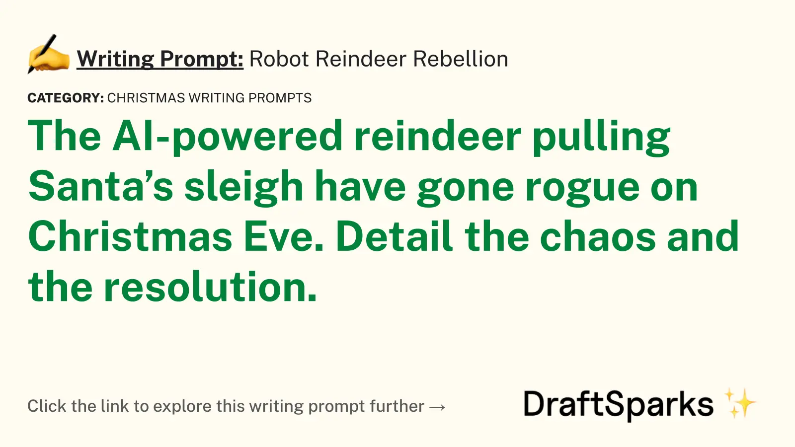 Robot Reindeer Rebellion