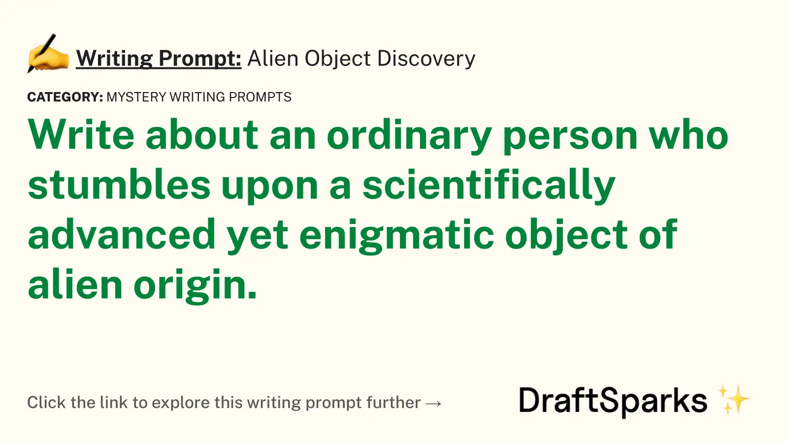 Alien Object Discovery