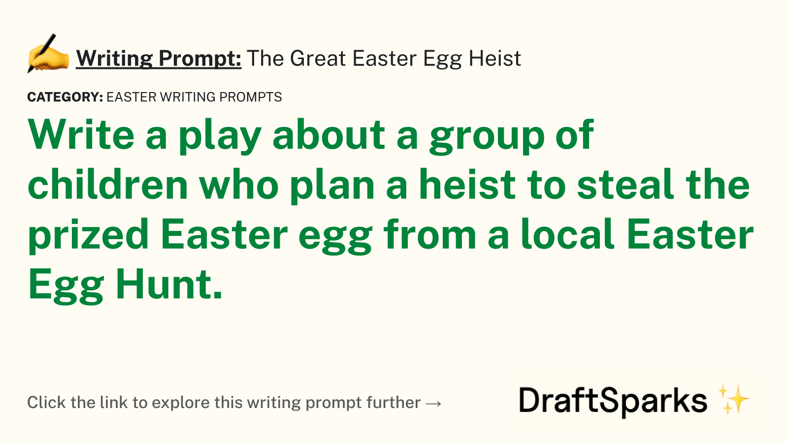 The Great Easter Egg Heist