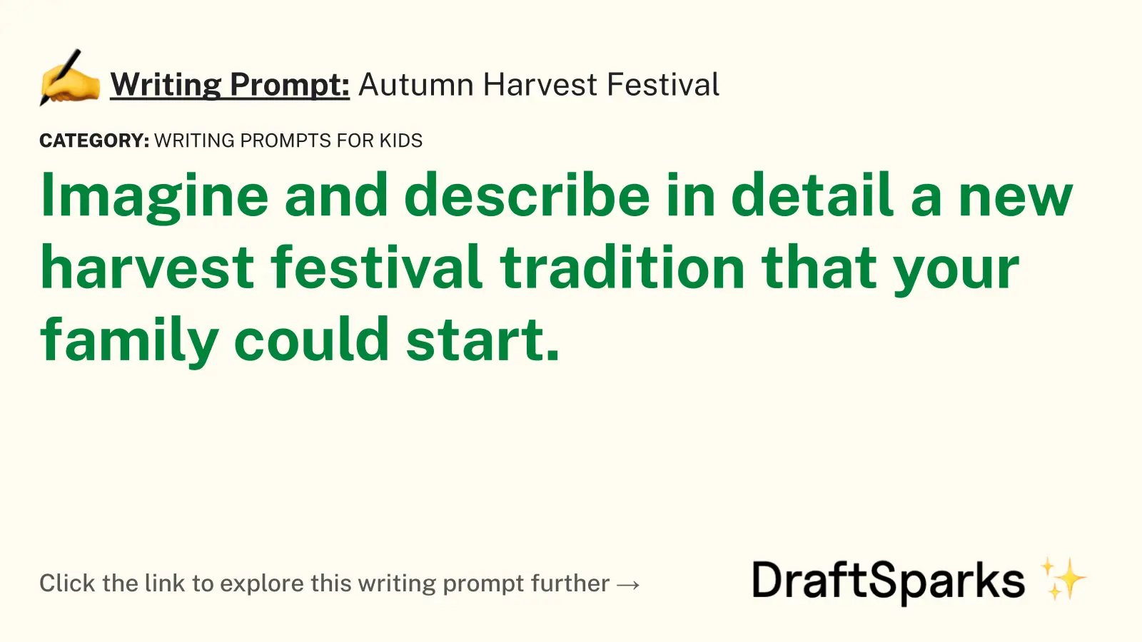Autumn Harvest Festival