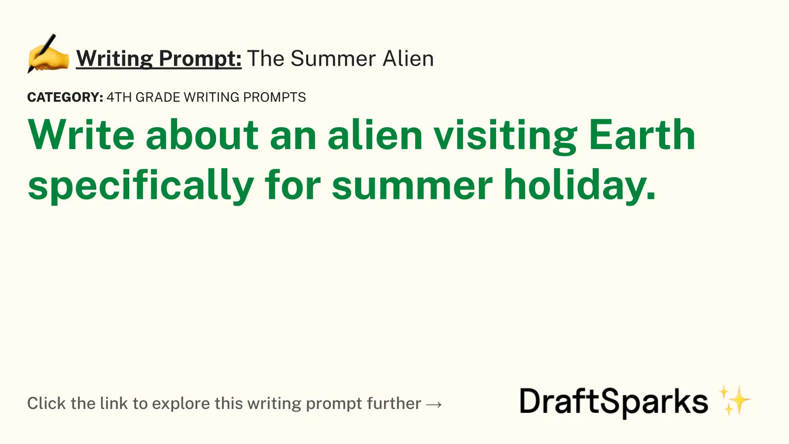 The Summer Alien