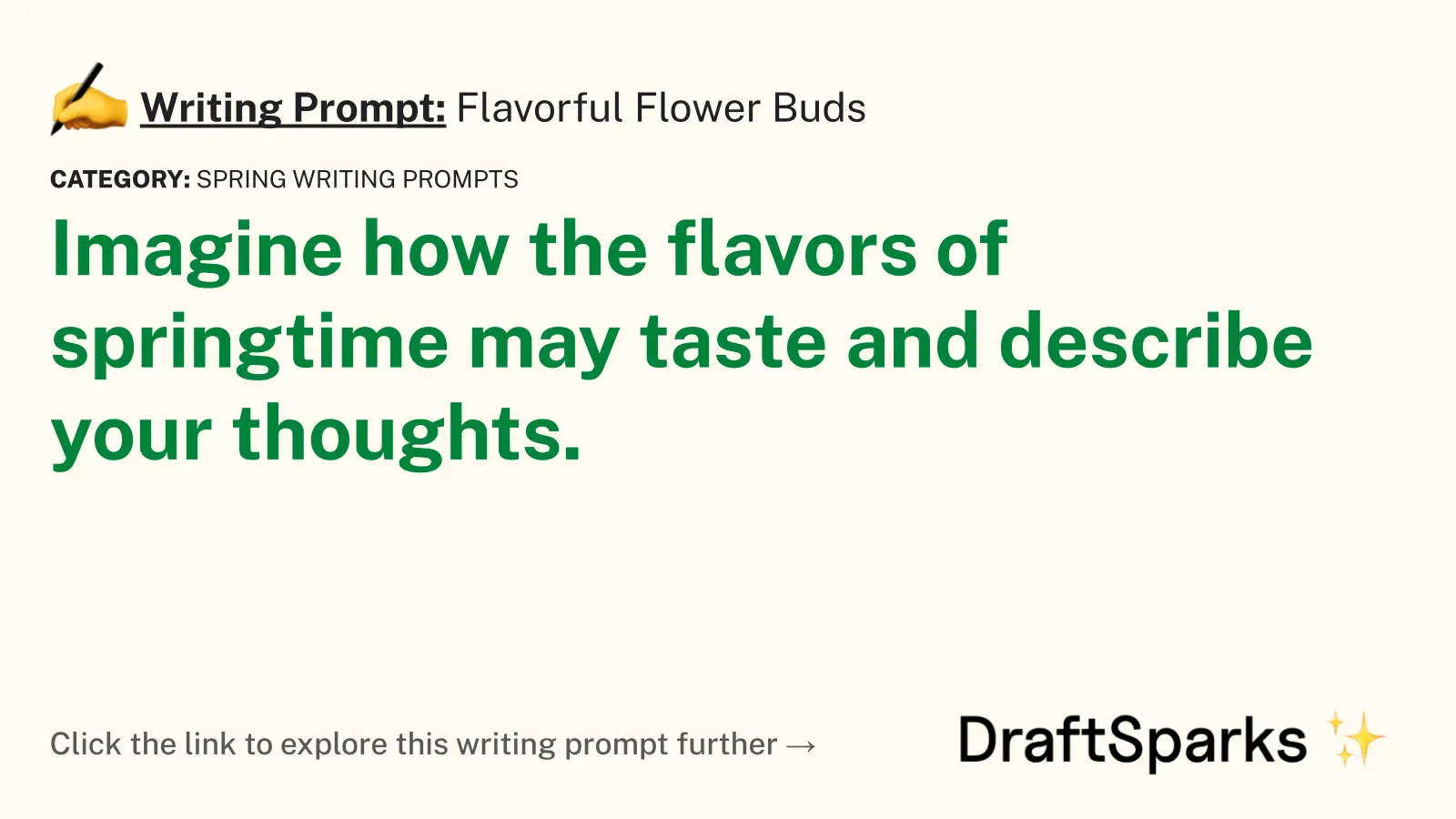 Flavorful Flower Buds