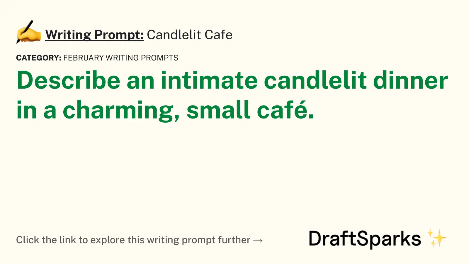 Candlelit Cafe