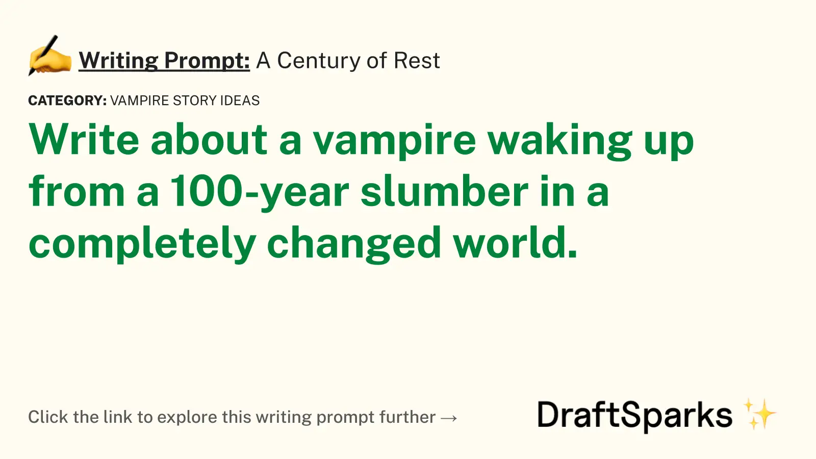 A Century of Rest