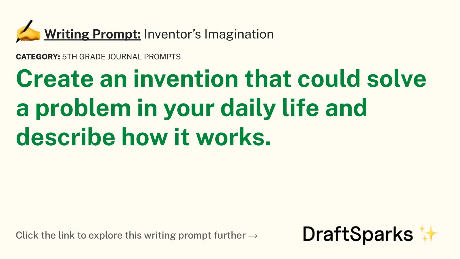Inventor’s Imagination