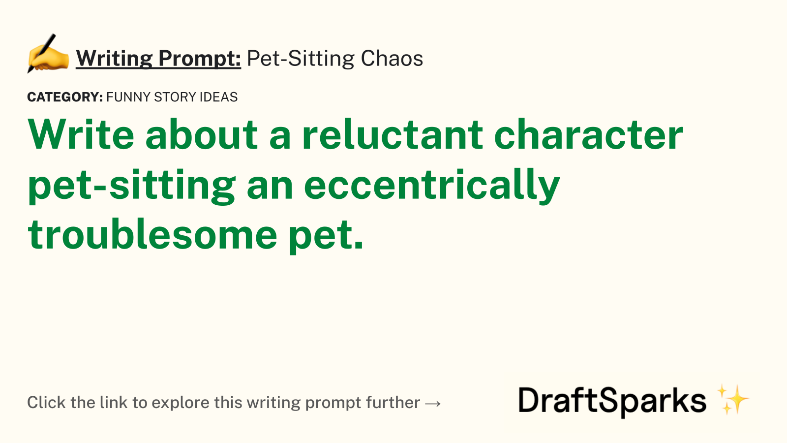 Pet-Sitting Chaos