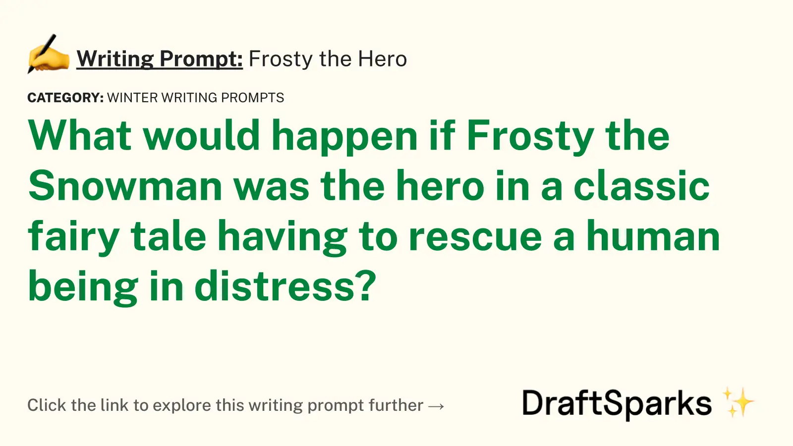 Frosty the Hero