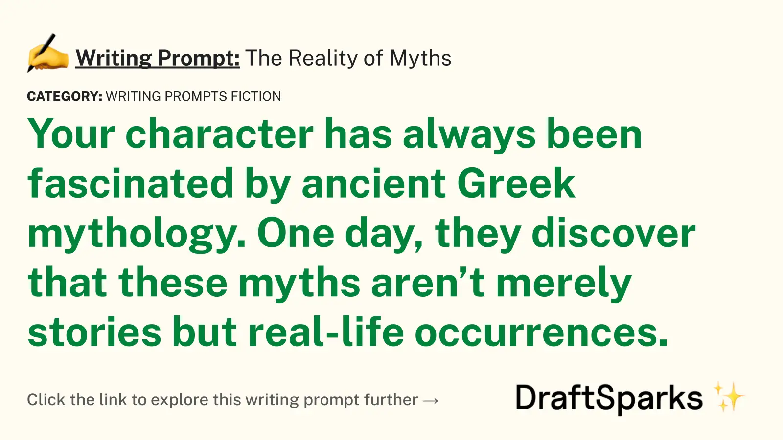 The Reality of Myths