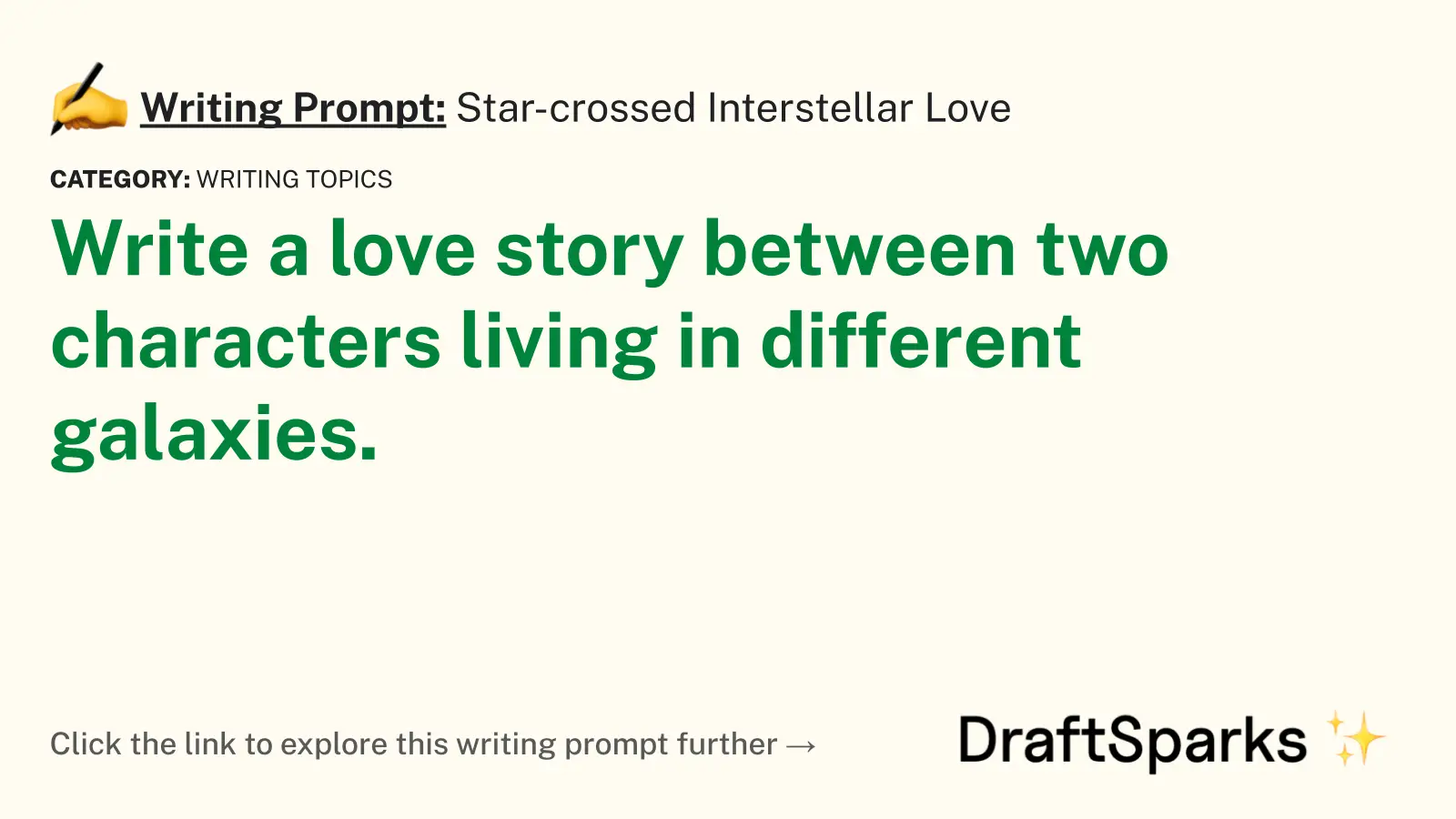 Star-crossed Interstellar Love