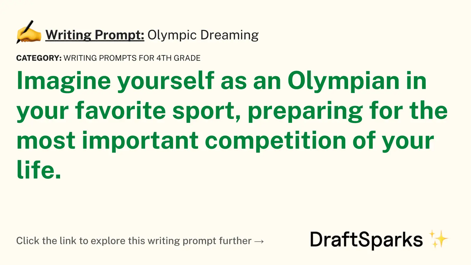 Olympic Dreaming