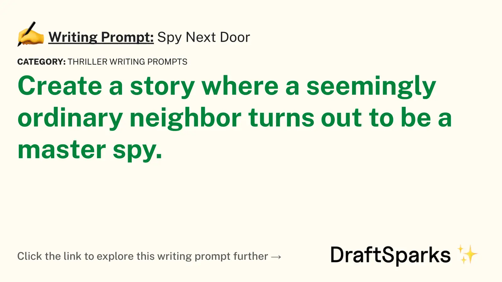Spy Next Door