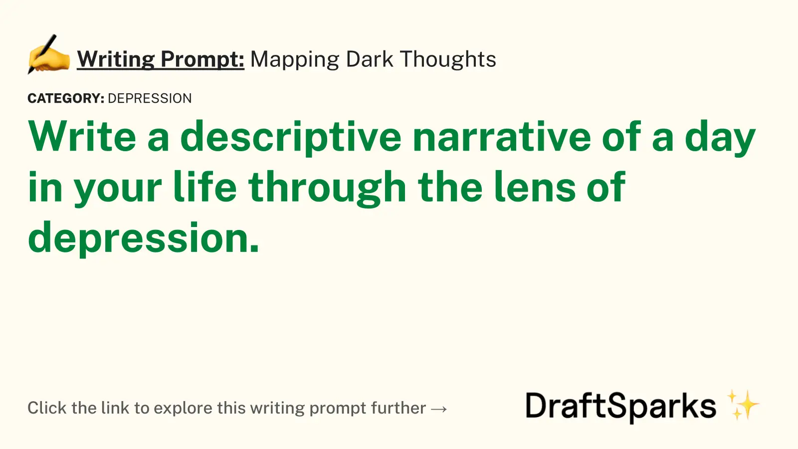 Mapping Dark Thoughts