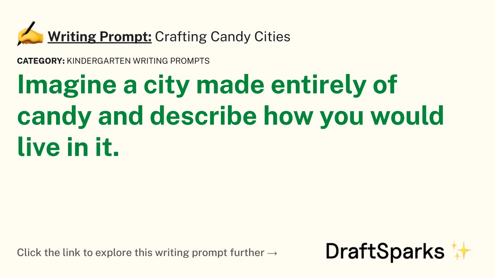 Crafting Candy Cities