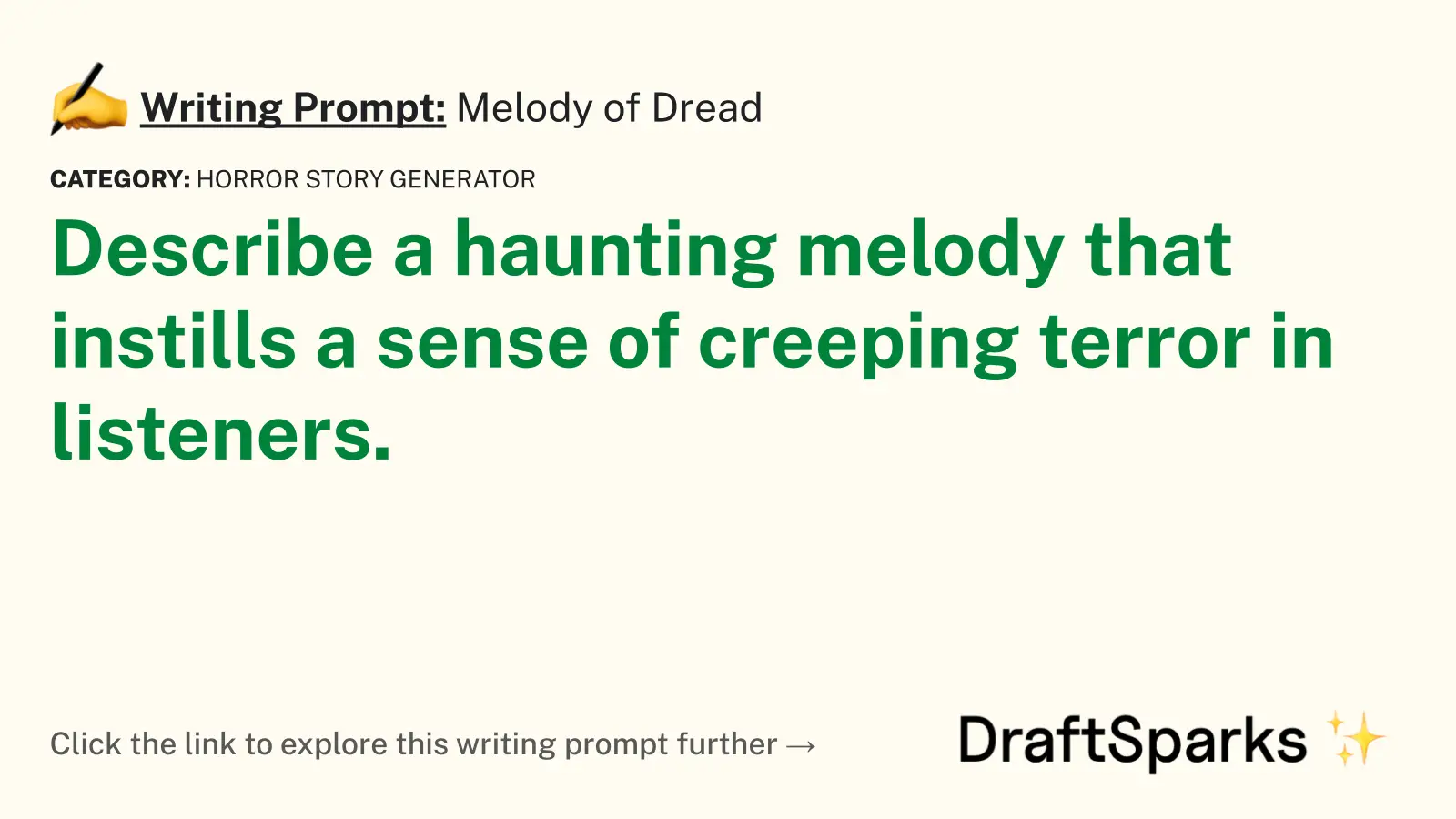 Melody of Dread