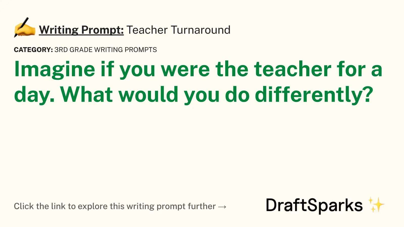 Teacher Turnaround