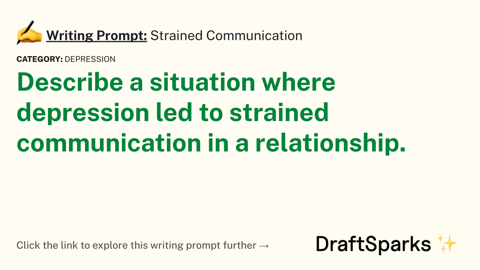 Strained Communication