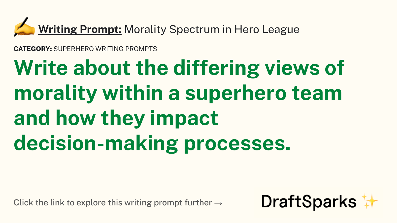 Morality Spectrum in Hero League