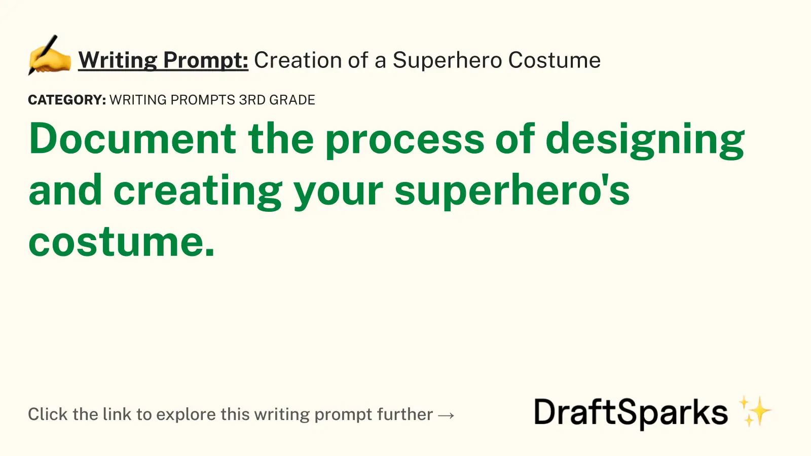 Creation of a Superhero Costume