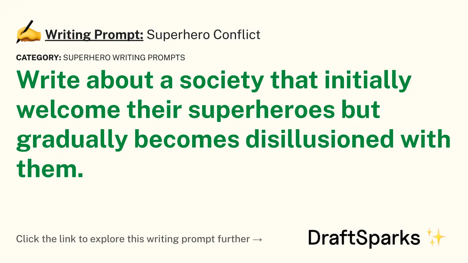 Superhero Conflict