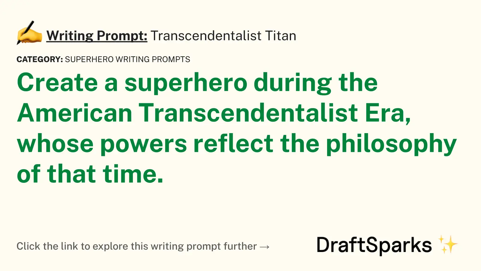 Transcendentalist Titan