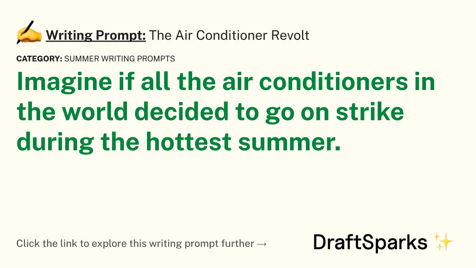 The Air Conditioner Revolt