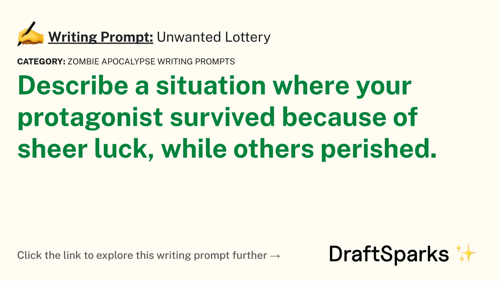Unwanted Lottery