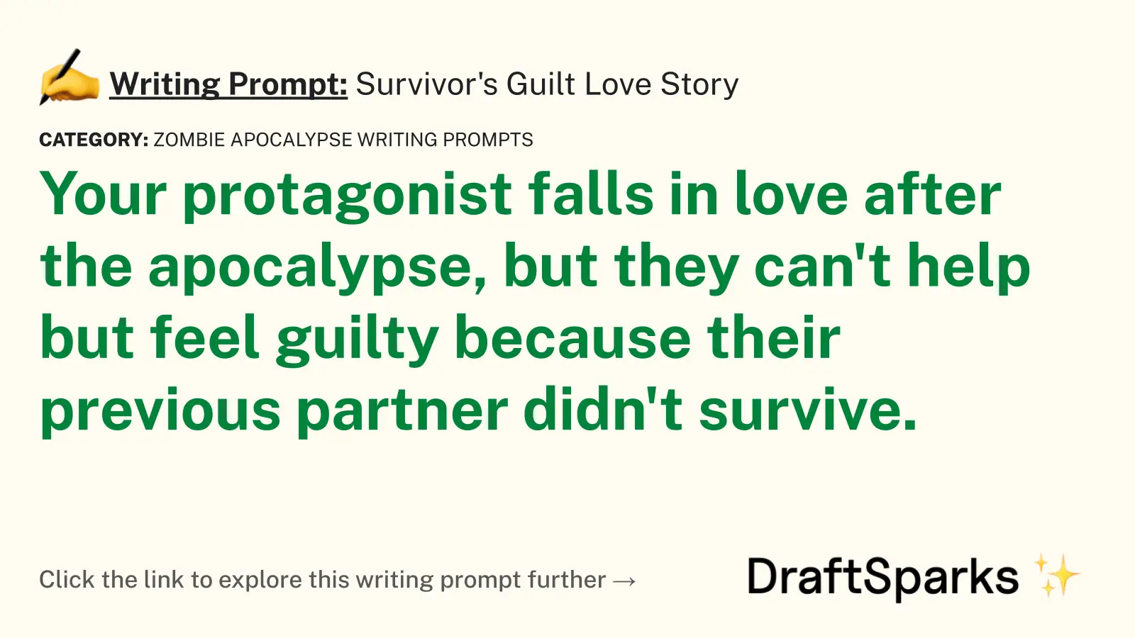 Survivor’s Guilt Love Story