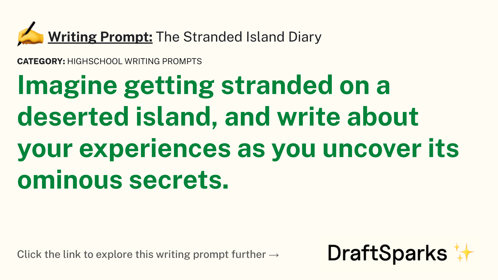 The Stranded Island Diary