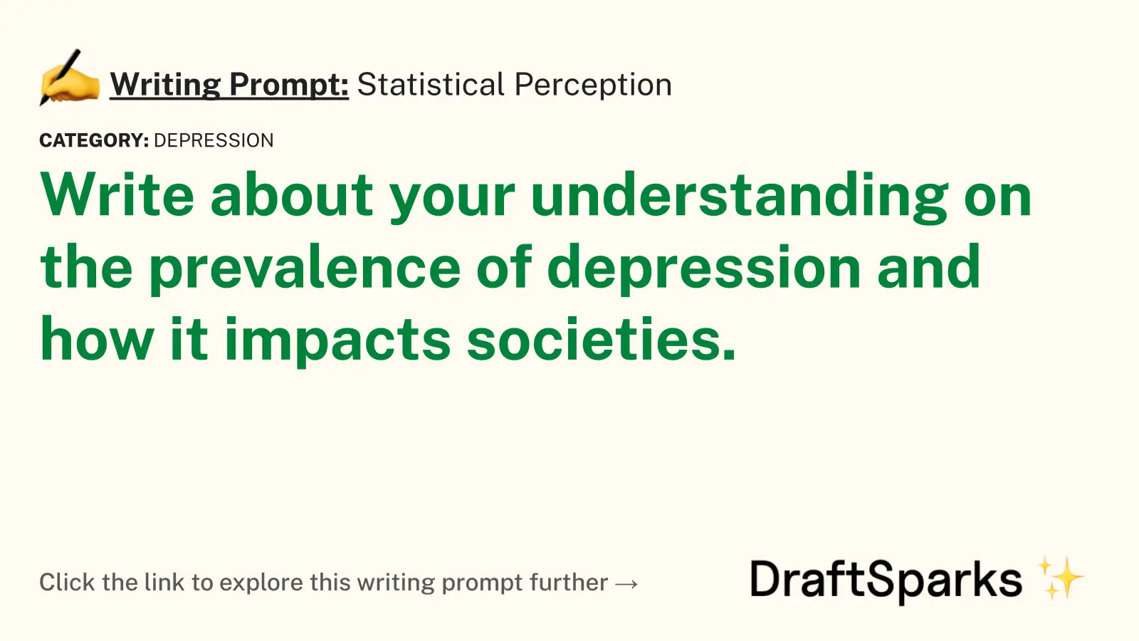Statistical Perception