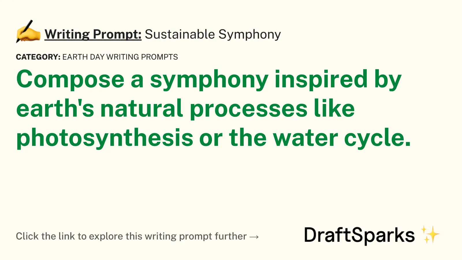 Sustainable Symphony
