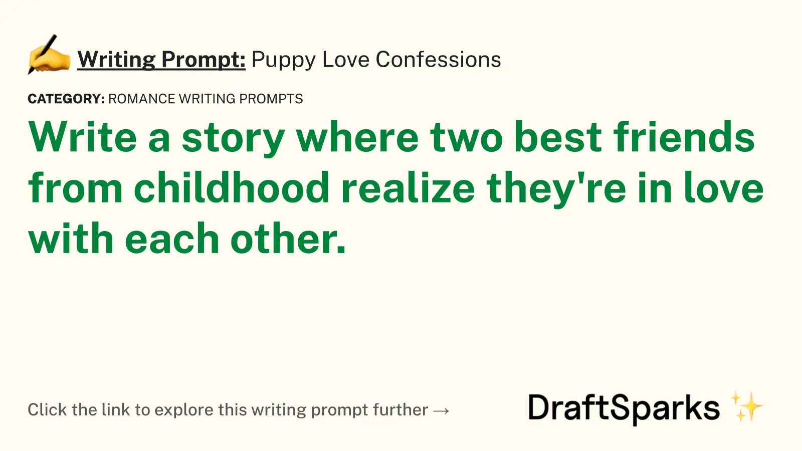 Puppy Love Confessions