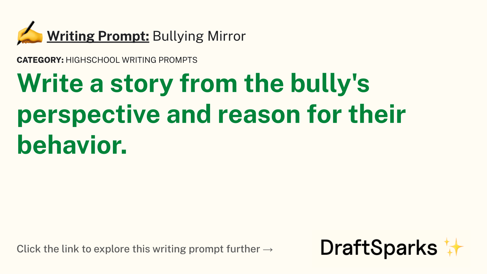 Bullying Mirror