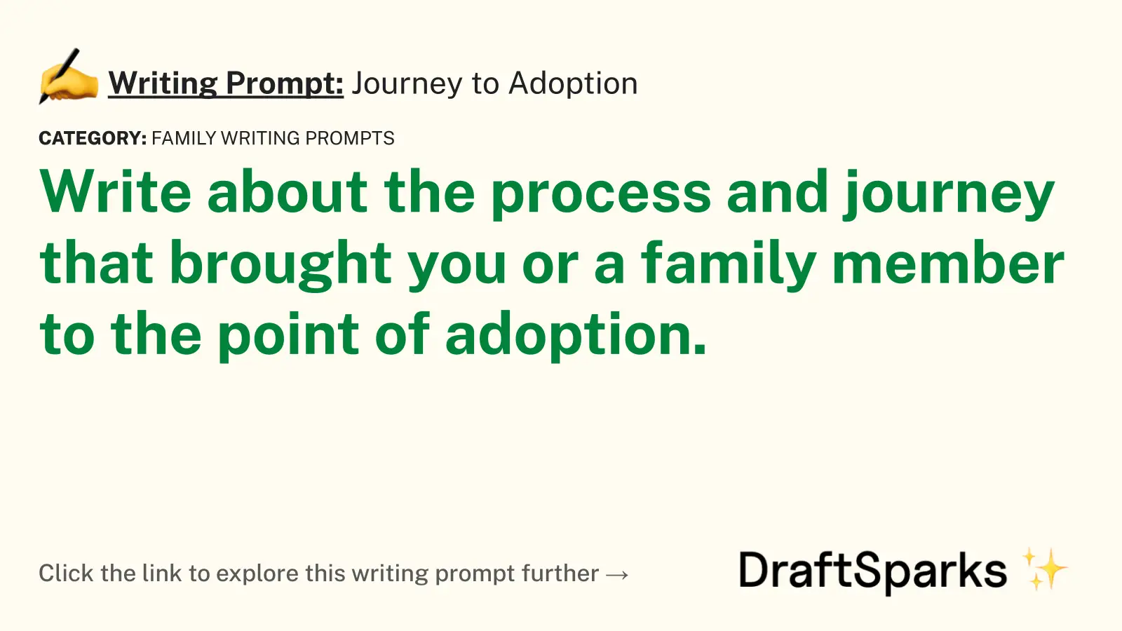 Journey to Adoption