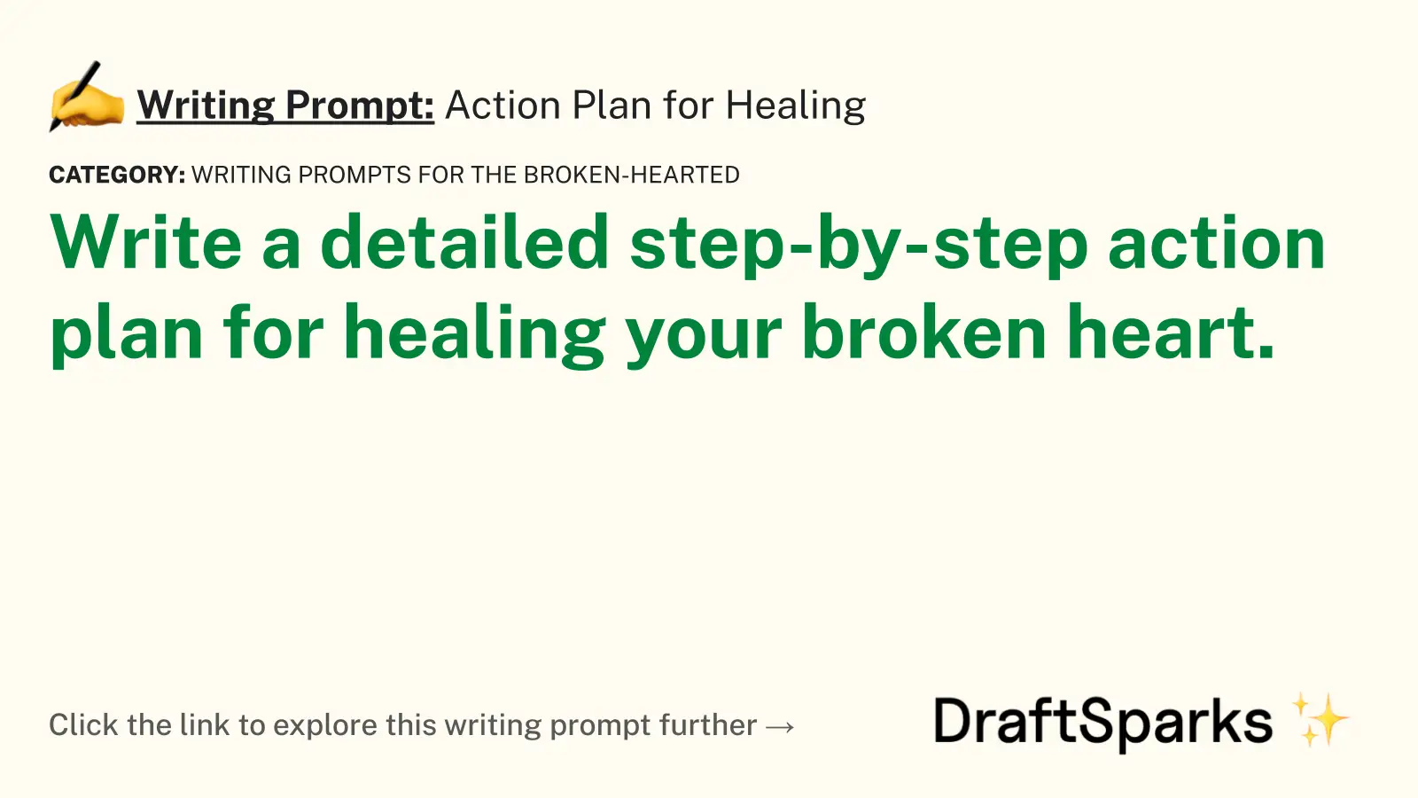 Action Plan for Healing