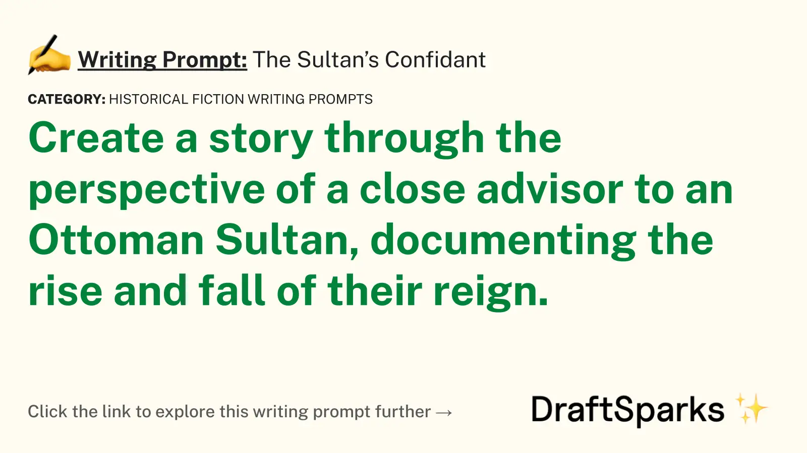 The Sultan’s Confidant
