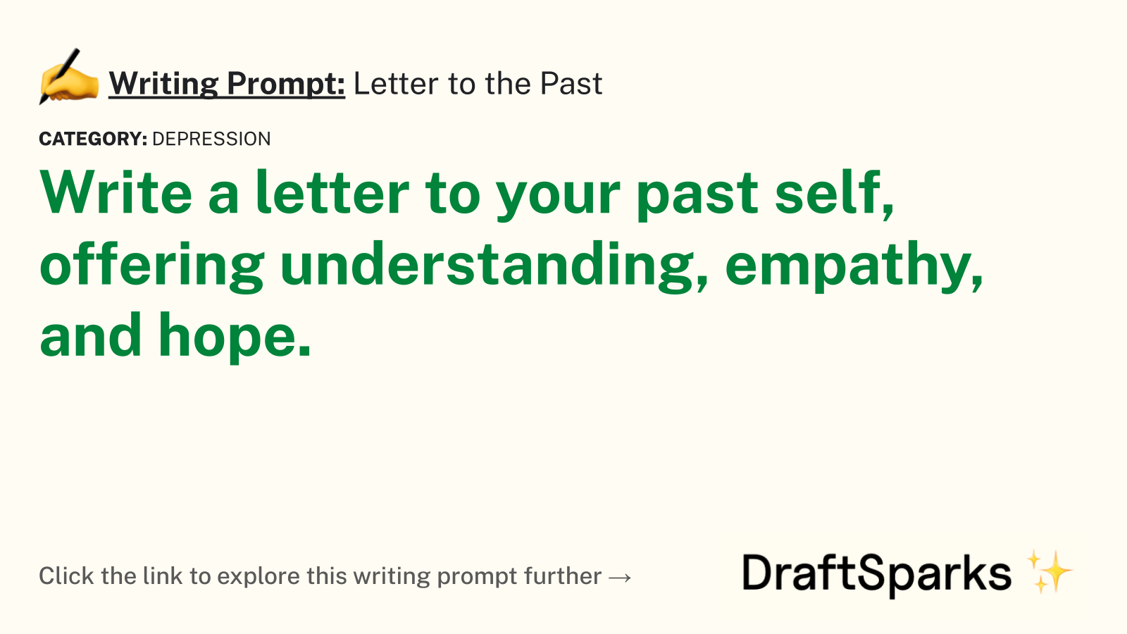 Letter to the Past