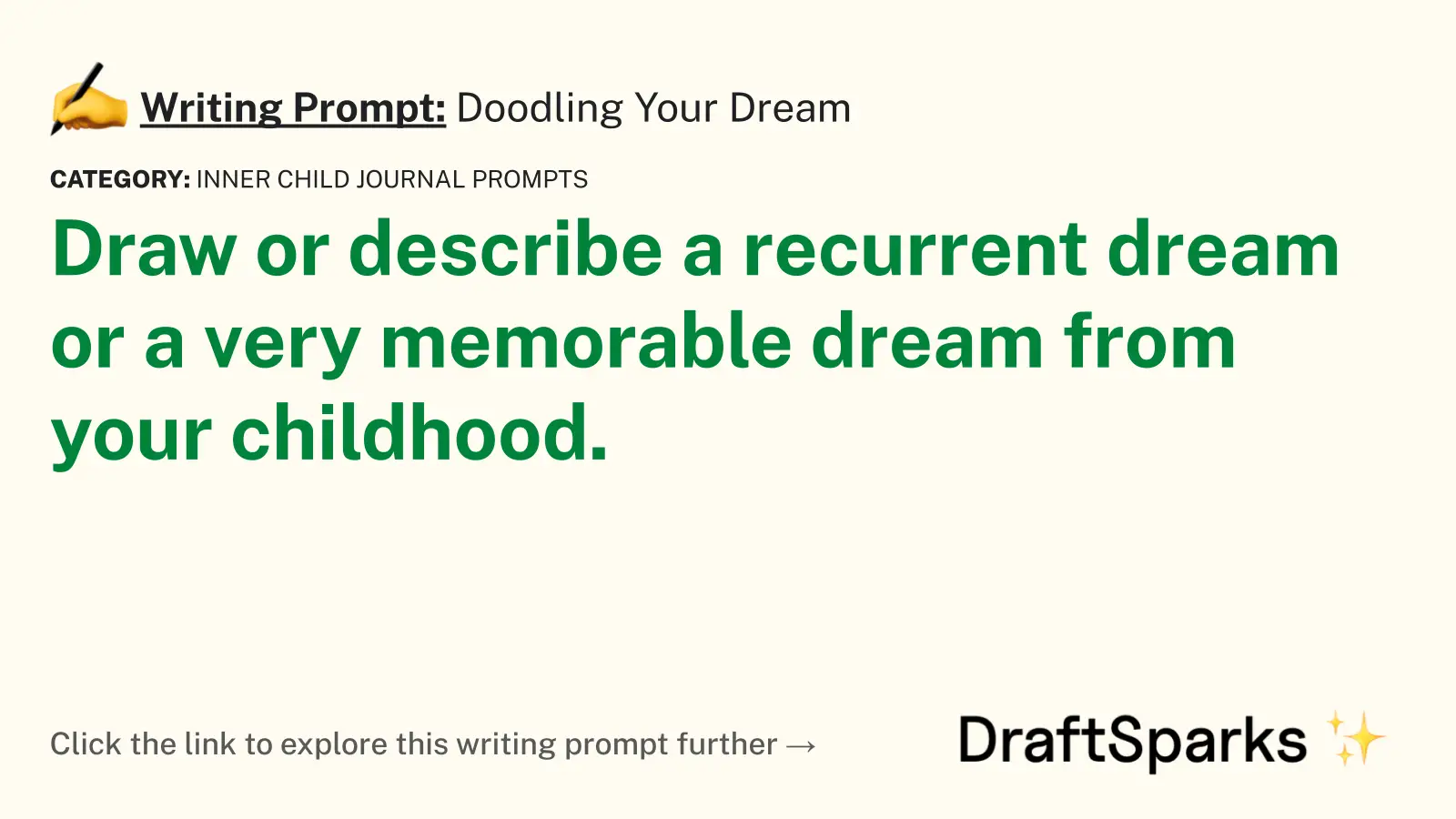 Doodling Your Dream