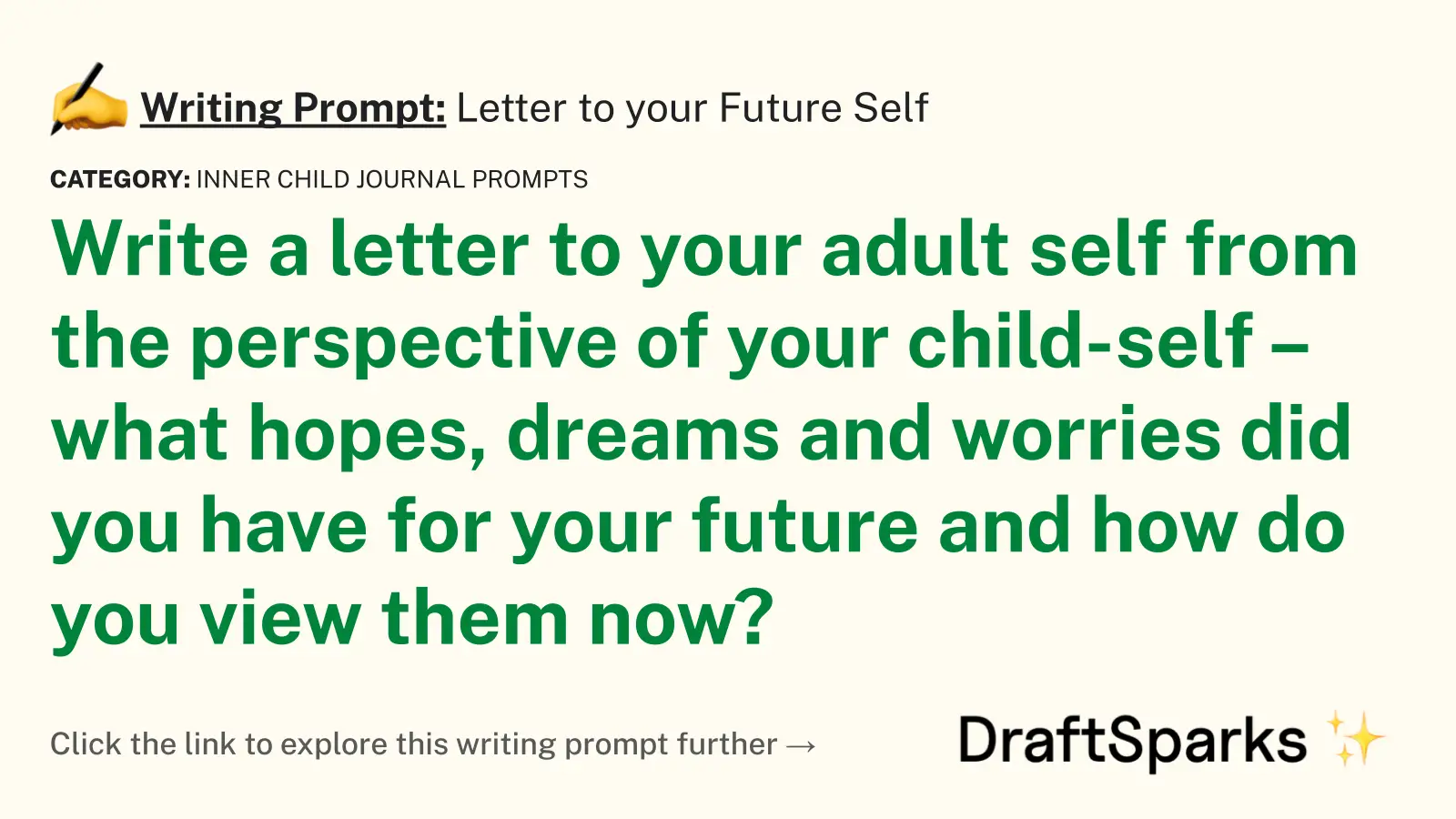 Letter to your Future Self