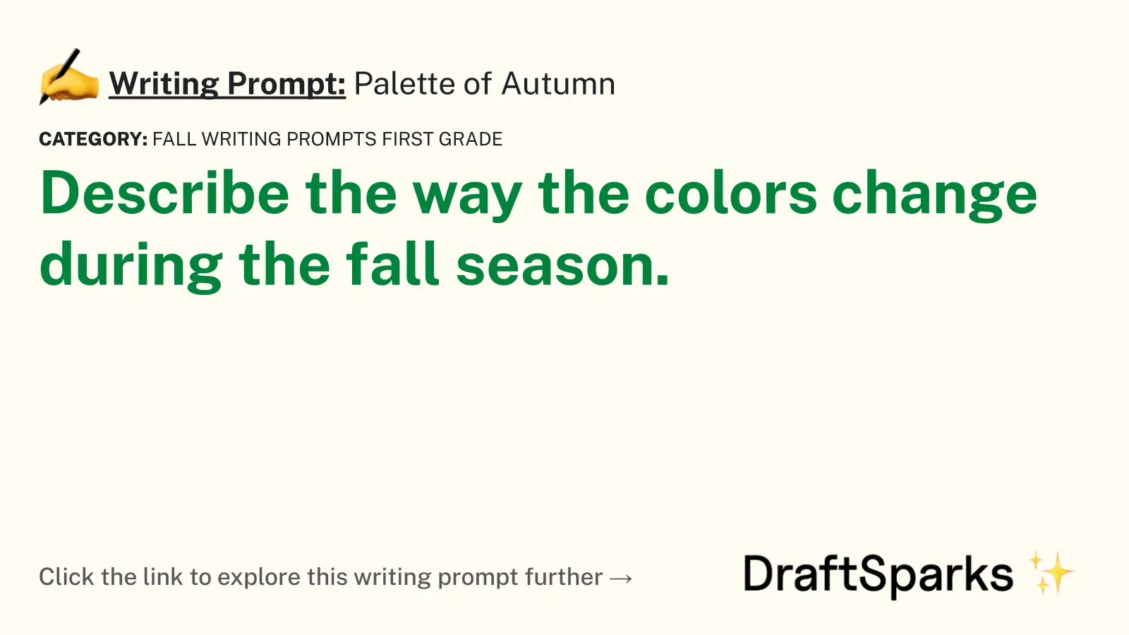 Palette of Autumn