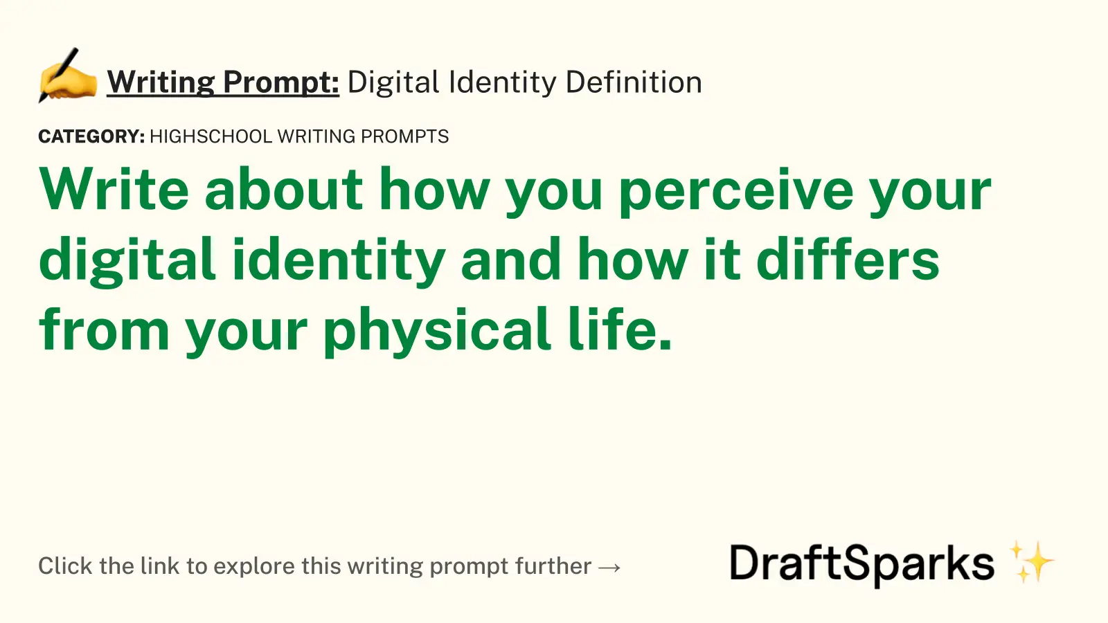 Digital Identity Definition